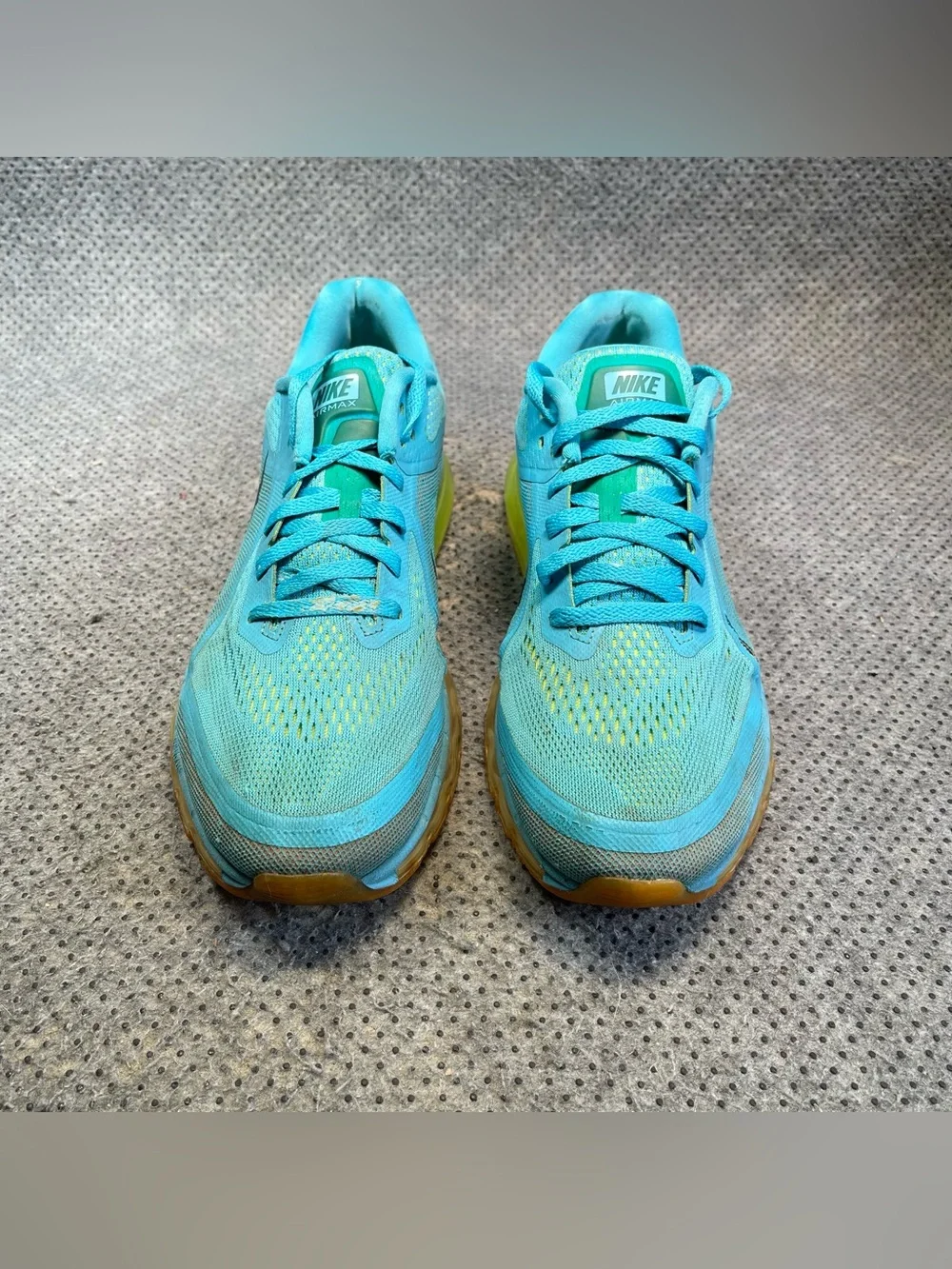 Nike Air Max 2014 Blue Running Shoes Size 12.5 Men’s